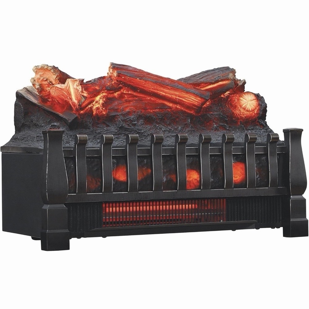 duraflame Electric Log Set 1,000 Sq Ft Heater, Faux Logs Insert with Infrared...